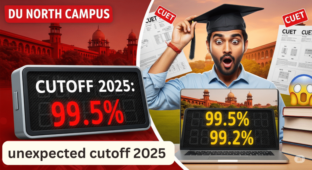 DU North Campus की cuet कटऑफ देखकर रह जाएंगे हैरान 2025 में इन कॉलेजों में एडमिशन नामुमकिन है